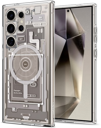 Spigen Ultra Hybrid Metal Ring Zero One (MagFit) mobiele telefoon behuizingen 17,3 cm (6.8") Hoes Titanium