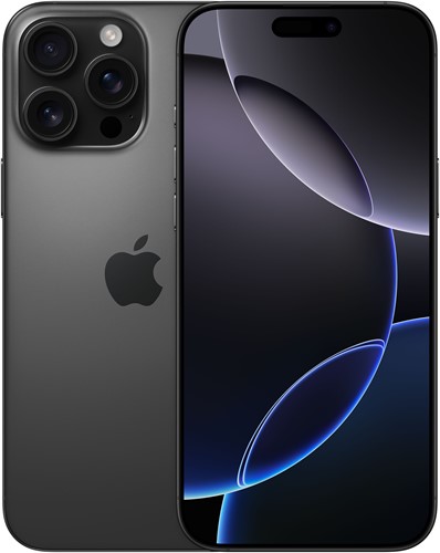 Apple iPhone 16 Pro Max Dual SIM iOS 18 5G USB Type-C 256 GB Zwart