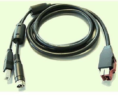 HP gevoede USB Y-kabel