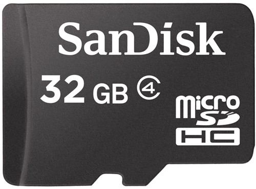 SanDisk 32GB MicroSDHC