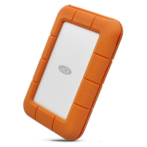 LaCie Rugged USB-C externe harde schijf 5000 GB Grijs, Geel