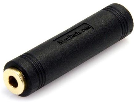 StarTech.com 3.5mm Adapter Zwart