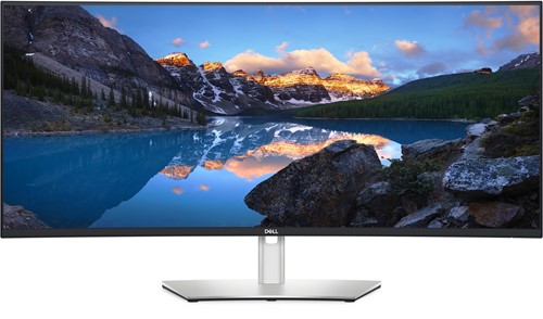 DELL UltraSharp U3824DW 96,5 cm (38") 3840 x 1600 Pixels Wide Quad HD+ LCD Zwart, Zilver