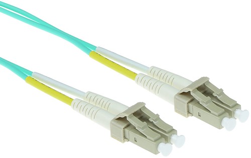 ACT 4 meter LSZH Multimode 50/125 OM3 glasvezel patchkabel duplex met LC connectoren