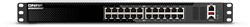 QNAP QSW-M3224-24T netwerk-switch Managed L3 10G Ethernet (100/1000/10000) 1U Zwart, Zilver