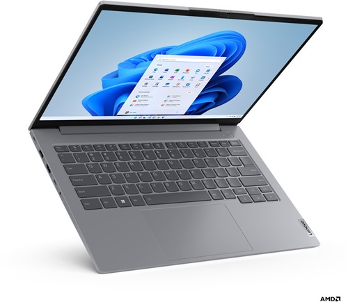 Lenovo ThinkBook 14 AMD Ryzen™ 5 7430U Laptop 35,6 cm (14") WUXGA 16 GB DDR4-SDRAM 512 GB SSD Wi-Fi 6 (802.11ax) Windows 11 Pro Grijs