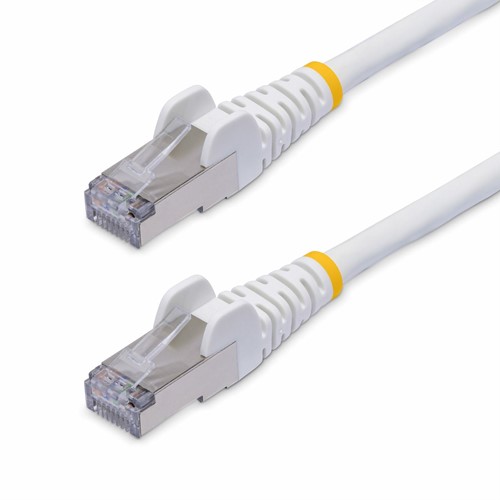 StarTech.com 10m CAT8 Netwerkkabel, Wit, Snagless RJ45, 25G/40G, 2000MHz, 100W PoE++, S/FTP, 26AWG 100% Pure Koperdraad, LSZH, Shielded Ethernet Kabel met Trekontlasting, Fluke Channel Getest