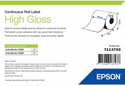 Epson High Gloss Label - Continuous Roll: 102mm x 33m