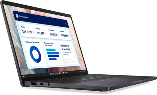 DELL Pro 13 Premium PA13250 Copilot+ PC Intel Core Ultra 7 266V Laptop 33,8 cm (13.3") Full HD+ 16 GB LPDDR5x-SDRAM 512 GB SSD Wi-Fi 7 (802.11be) Windows 11 Pro Engels Grijs-3