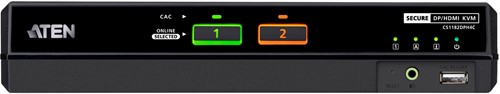 ATEN 2-poorts USB 5K DisplayPort/HDMI universele beveiligde KVM-switch met CAC (PSD PP v4.0-compatibel)-2