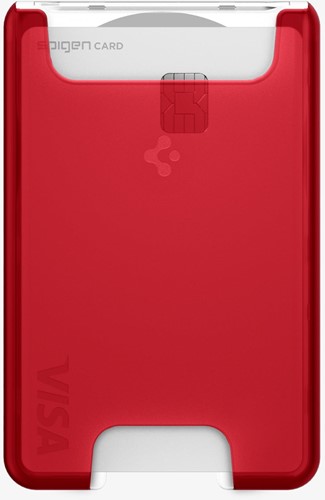 Spigen MagSafe Card Holder Rood