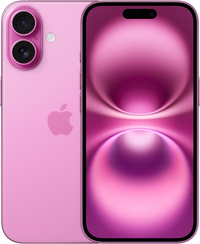 Apple iPhone 16 15,5 cm (6.1") Dual SIM iOS 18 5G USB Type-C 128 GB Roze