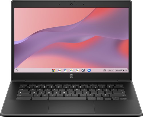 HP Fortis 14 G11 Chromebook 35,6 cm (14") Touchscreen Full HD Intel® N N200 8 GB LPDDR5-SDRAM 64 GB eMMC Wi-Fi 6E (802.11ax) ChromeOS Zwart