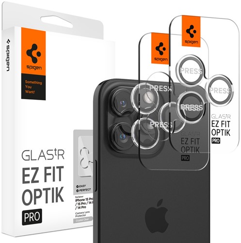 Spigen GLAS.tR EZ Fit Optik Pro Cameralensbeschermer Apple 2 stuk(s)