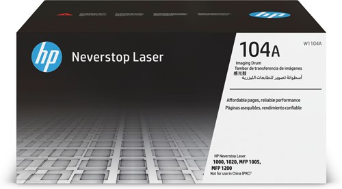 HP 104A Black Original Laser Imaging Drum tonercartridge 1 stuk(s) Origineel Zwart