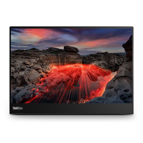 Lenovo ThinkVision M14t computer monitor 35,6 cm (14") 2240 x 1400 Pixels 2.2K LED Touchscreen Zwart