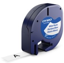 DYMO 12mm LetraTAG Plastic tape labelprinter-tape