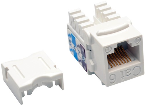 Tripp Lite N238-001-WH wandcontactdoos RJ-45 Wit