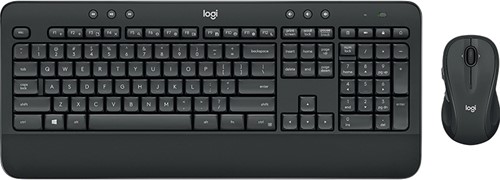Logitech Advanced MK545 toetsenbord Inclusief muis RF Draadloos Engels Zwart