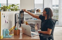 POLY Blackwire 3220 Stereo USB-C Headset + USB-C/A adapter