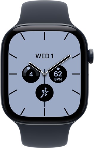 Apple Watch Series 12 OLED 42 mm Digitaal 374 x 446 Pixels Touchscreen 5G Blauw Wifi GPS-2