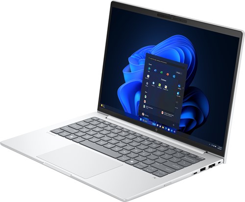 HP EliteBook 8 G1i Copilot+ PC Intel Core Ultra 5 226V Laptop 35,6 cm (14") WUXGA 16 GB LPDDR5x-SDRAM 512 GB SSD Wi-Fi 7 (802.11be) Windows 11 Pro Zilver-3