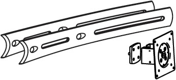 Ergotron DS100 Crossbar Extender, Long