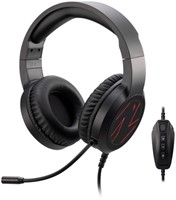 Acer NHW310 Headset Bedraad Hoofdband Gamen USB Type-A Zwart