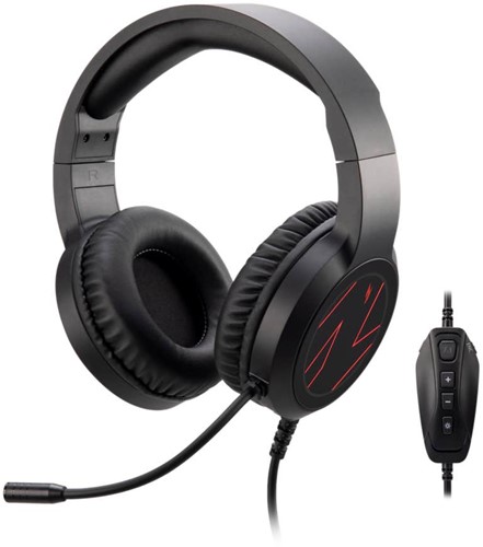 Acer NHW310 Headset Bedraad Hoofdband Gamen USB Type-A Zwart
