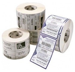 Zebra Z-Perform 1000T Wit Permanent Adhesive