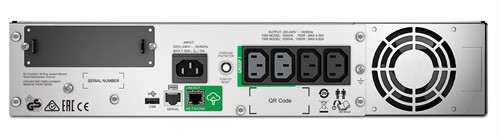 APC Smart-UPS SMT1500RMI2UC Noodstroomvoeding - 4x C13, USB, Rack Mountable, 2U, SmartConnect, 1500VA-2