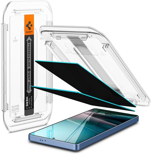 Spigen GLAS.tR EZ Fit HD Privacy Privacy-schermbeschermer Samsung 2 stuk(s)-2