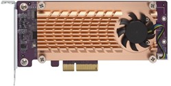 QNAP QM2-2S-220A interfacekaart/-adapter Intern M.2