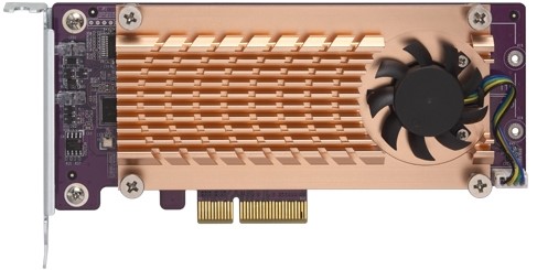 QNAP QM2-2S-220A interfacekaart/-adapter Intern M.2