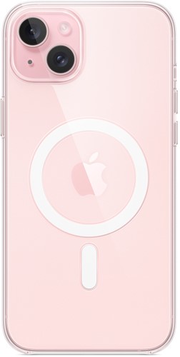 Apple MT213ZM/A iPhone 15 Plus Back Cover met MagSafe Transparant-2