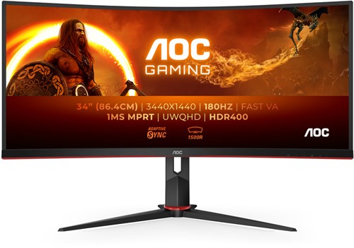 AOC G2 CU34G2XP/BK computer monitor 86,4 cm (34") 3440 x 1440 Pixels