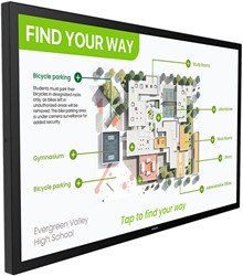 Philips 3000 series 55BDL3751T/00 beeldkrant Interactief flatscreen 138,4 cm (54.5") LCD Wifi 450 cd/m² 4K Ultra HD Zwart Touchscreen Type processor Android