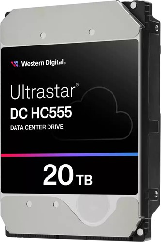 Western Digital Ultrastar DC HC555 interne harde schijf 20 TB 7200 RPM 512 MB 3.5" SATA III
