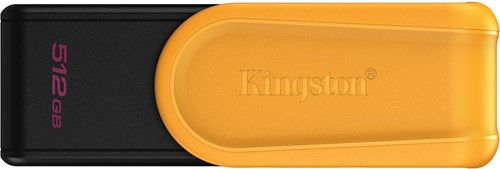 Kingston Technology DataTraveler 512GB Portable USB 3.2 Gen 1 Exodia S (Black/Yellow)