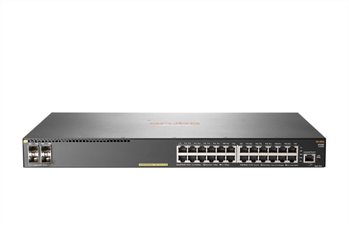 Aruba, a Hewlett Packard Enterprise company Aruba 2930F 24G PoE+ 4SFP+ Managed L3 Gigabit Ethernet (10/100/1000) Power over Ethernet (PoE) 1U Grijs