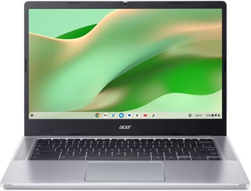 Acer Chromebook 314 CB314-4H-C90V Intel® N N100 35,6 cm (14") Full HD 8 GB LPDDR5-SDRAM 128 GB eMMC Wi-Fi 6E ChromeOS Zilver
