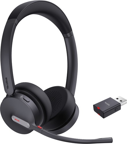 Yealink WH64 Hybrid Dual UC Headset Draadloos Hoofdband Kantoor/callcenter Micro-USB Bluetooth Zwart