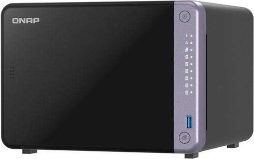 QNAP TS-632X-4G data-opslag-server NAS Tower Ethernet LAN Zwart Alpine AL-524