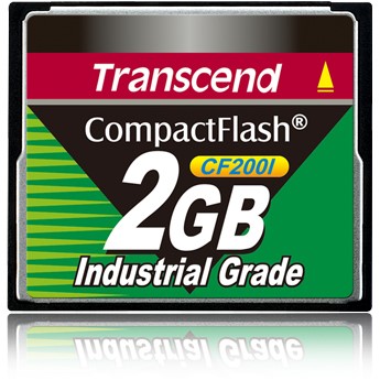 Transcend TS2GCF200I flashgeheugen 2 GB CompactFlash