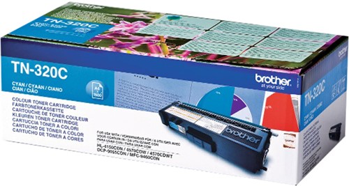 Brother TN-320C tonercartridge 1 stuk(s) Origineel Cyaan