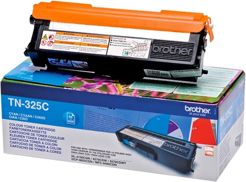 Brother TN-325C tonercartridge 1 stuk(s) Origineel Cyaan