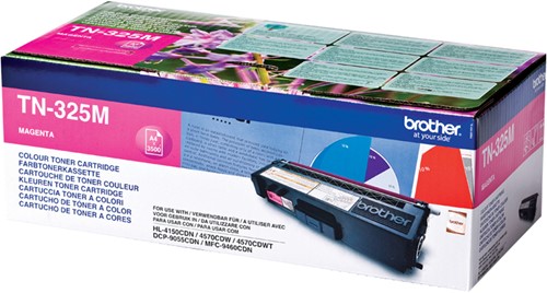 Brother TN-325M tonercartridge 1 stuk(s) Origineel Magenta