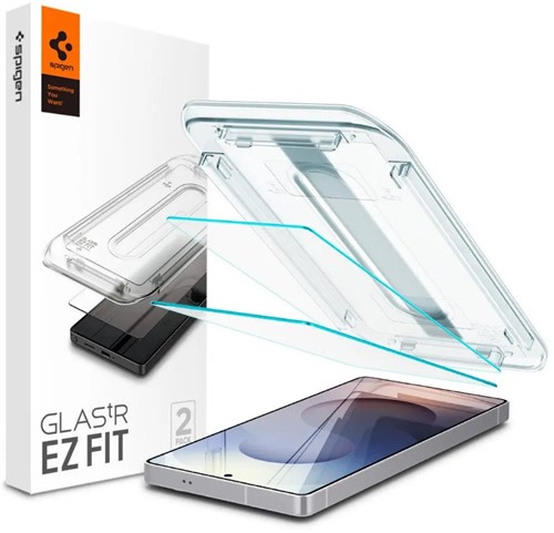 Spigen Glas.tR EZ Fit Doorzichtige schermbeschermer Samsung 2 stuk(s)