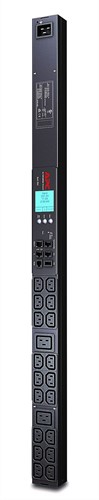 APC Rack PDU, Metered, ZeroU, 16A, 230V, (18x) C13 & (2x) C19