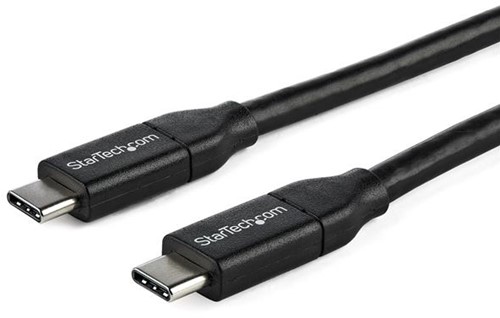 StarTech.com USB-C naar USB-C kabel met 5A/100 W Power Delivery M/M 1 m USB 2.0 USB-IF certificatie